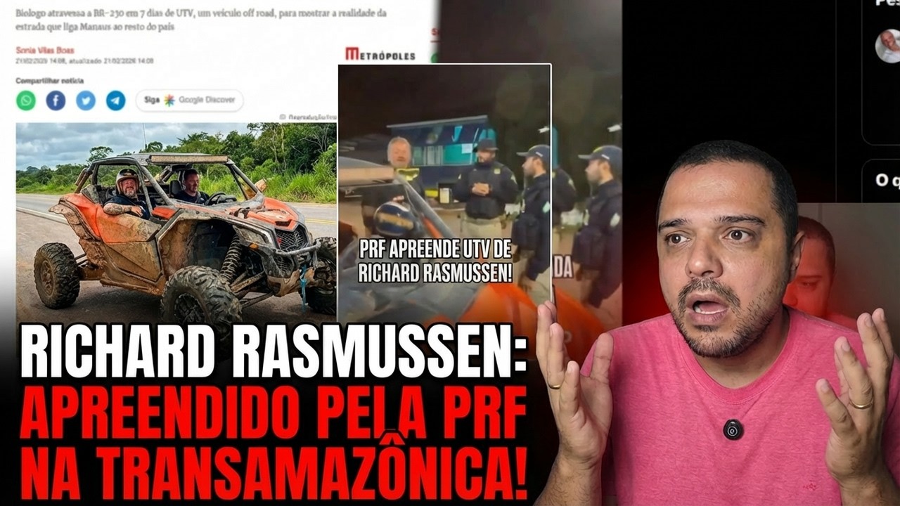 RICHARD RASMUSSEN EXP&Otilde;E A REALIDADE DO BRASIL - &Eacute; PIOR DO QUE VOC&Ecirc; IMAGINA!
