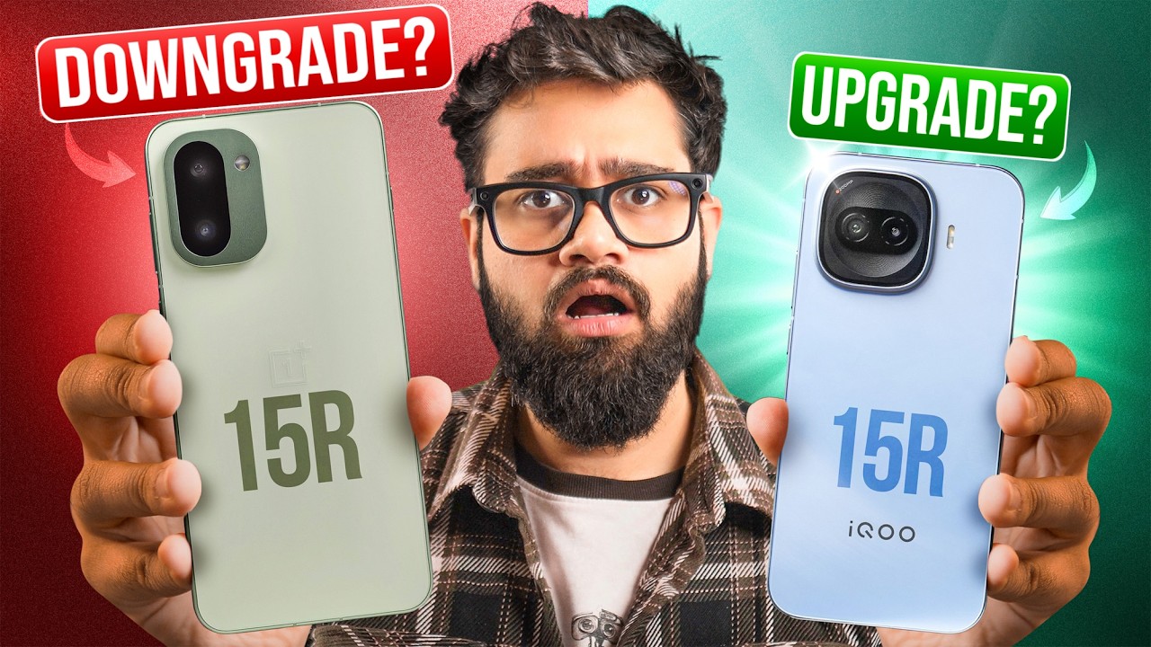 OnePlus 15R vs iQOO 15R Full Comparison 😱 ₹40,999 vs ₹45,999 🥲