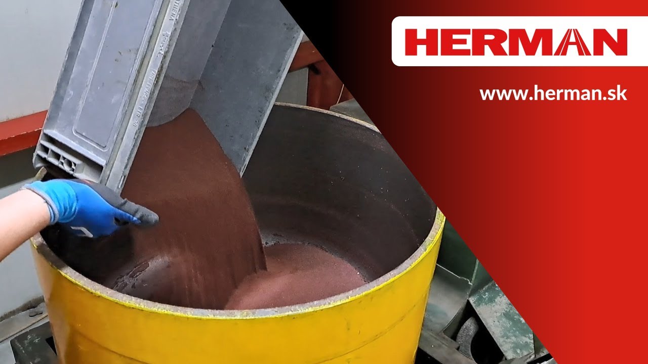 V našej výrobe: Miešanie zmesi na brúsne kotúče #herman