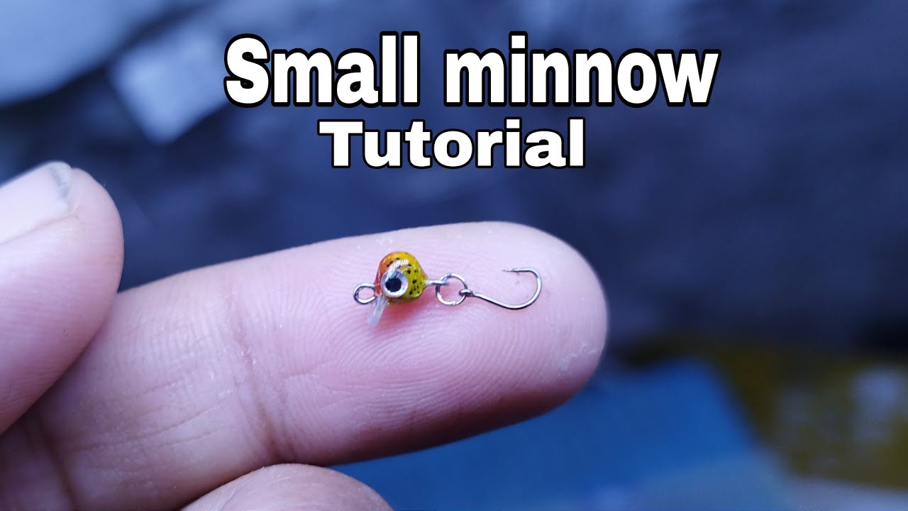 Tutorial membuat umpan pancing killer super mini, Make the smallest minnow bait