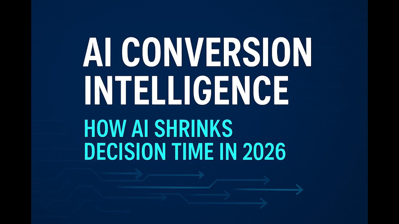 AI Conversion Intelligence: How AI Shrinks Decision Time in 2026