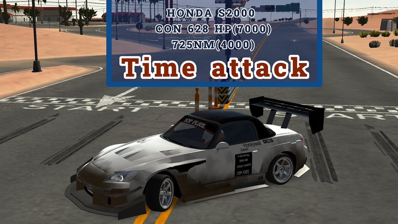 Time Attack en Car Parking Multiplayer primera prueba 