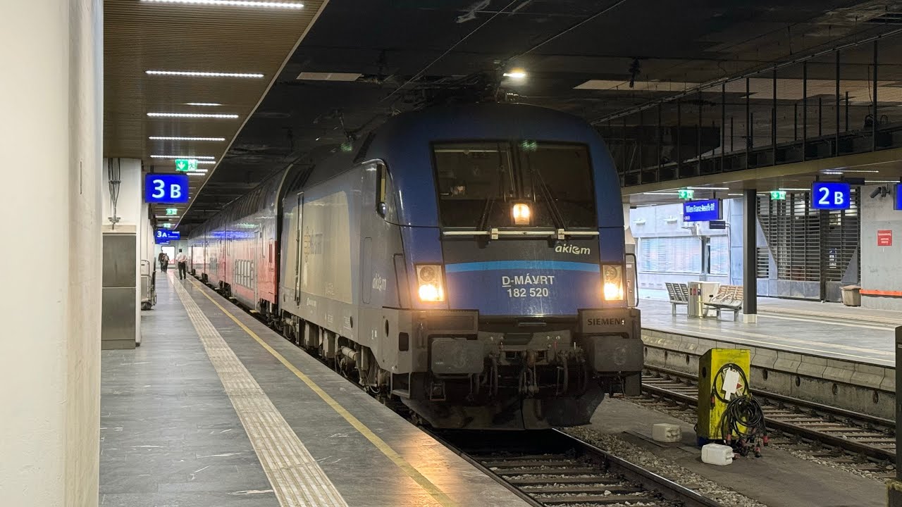 Abfahrt &Ouml;BB REX41 Wien FJB - G&ouml;pfritz in Wien FJB (17.04.2025, 4K HDR)