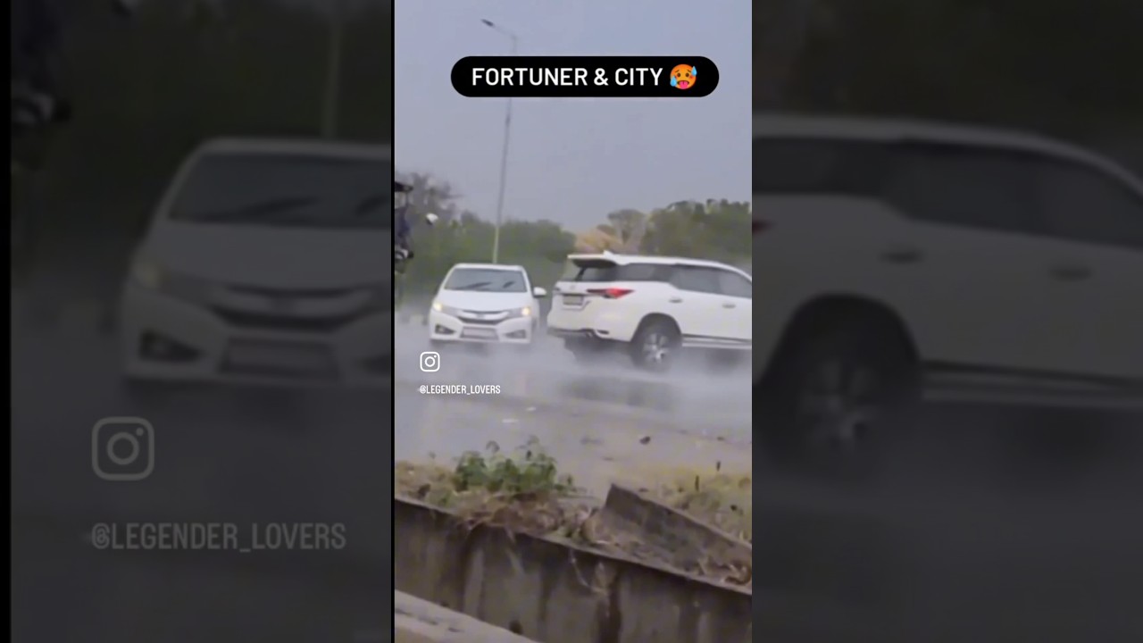 Fortuner accident with city🥵|