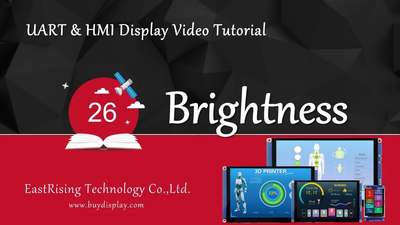 26-Brightness for UI Editor II of HMI/UART TFT LCD Display Module