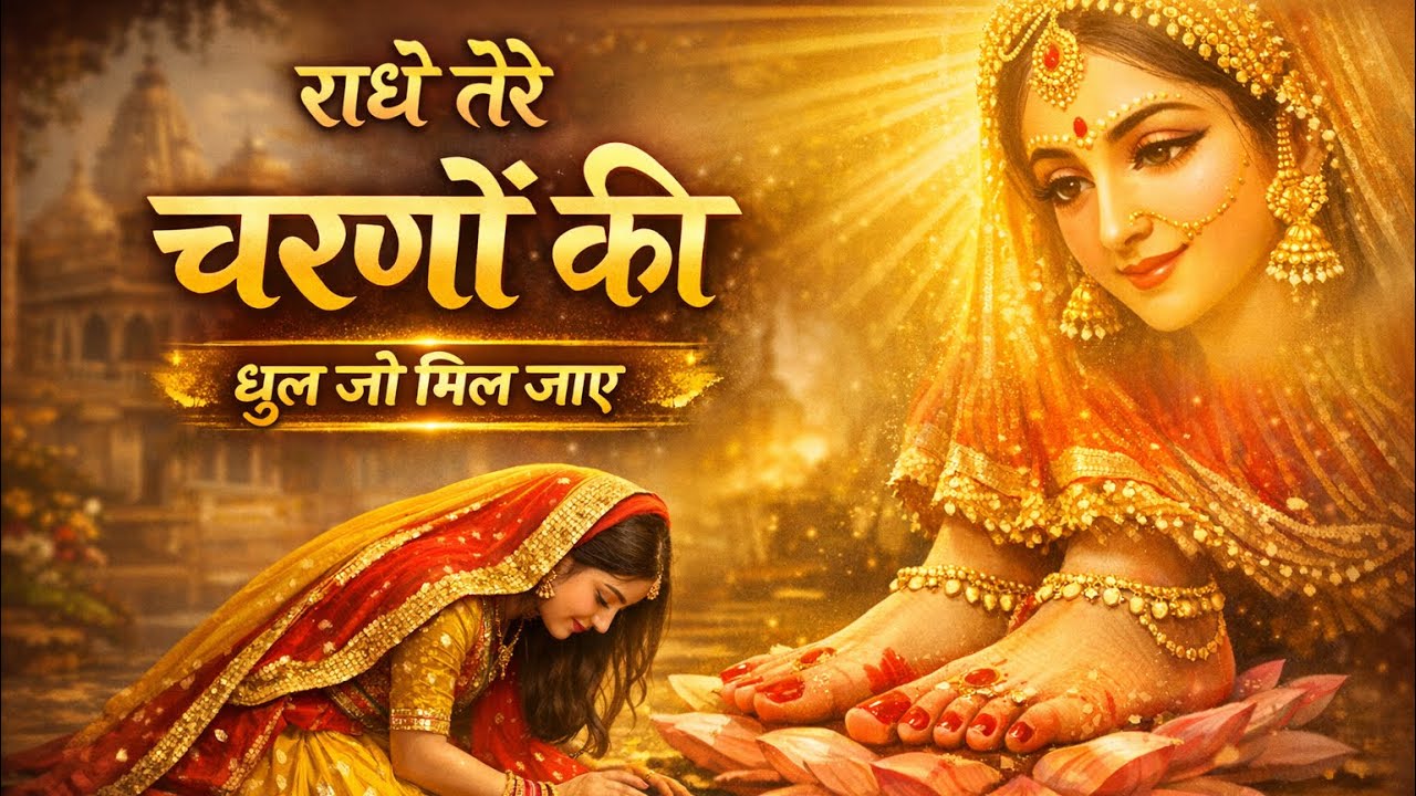 राधे तेरे चरणों की धूल जो मिल जाए ।। Radha Tere Charno ki !! राधा कृष्ण भजन 2026