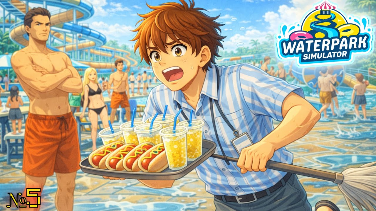 Я не успеваю! | Waterpark Simulator #5