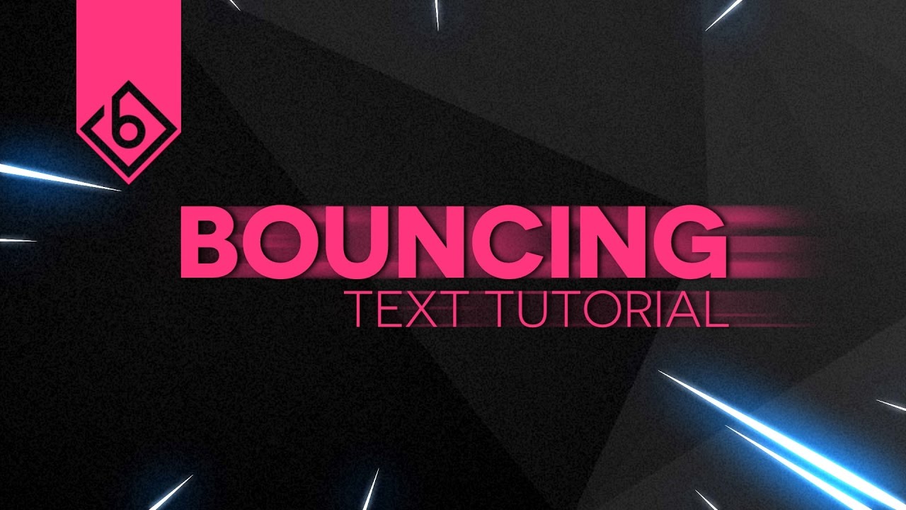 How To Create A Bouncing Text - Sony Vegas Tutorial