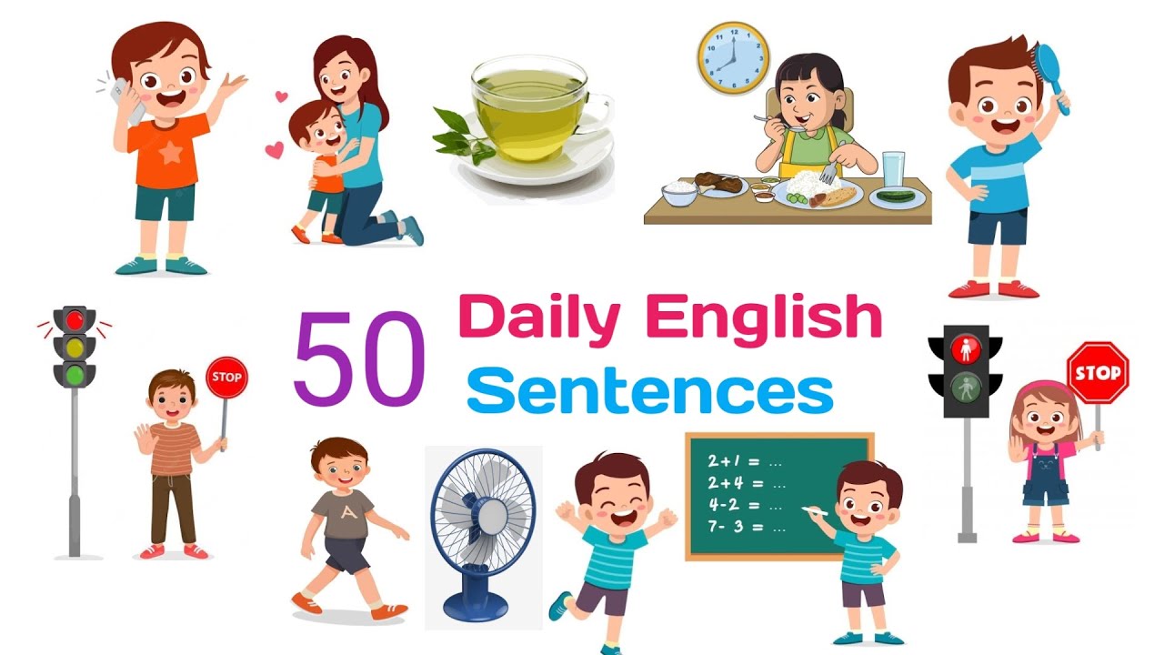 50 Simple English Sentences for Daily Life | Easy English Learning #english #education #dailyenglish