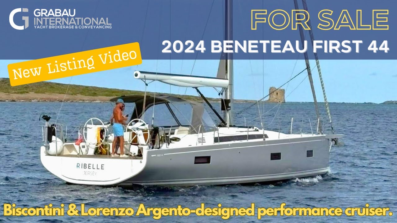 Яхта BENETEAU FIRST 44 'Ribelle' 2024 года выпуска | Продается парусная яхта через компанию Graba...