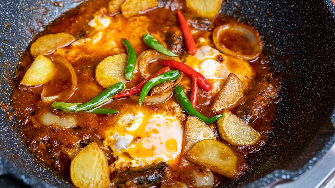 Sambal Sardin Telur Pecah, sedap lah pulak..
