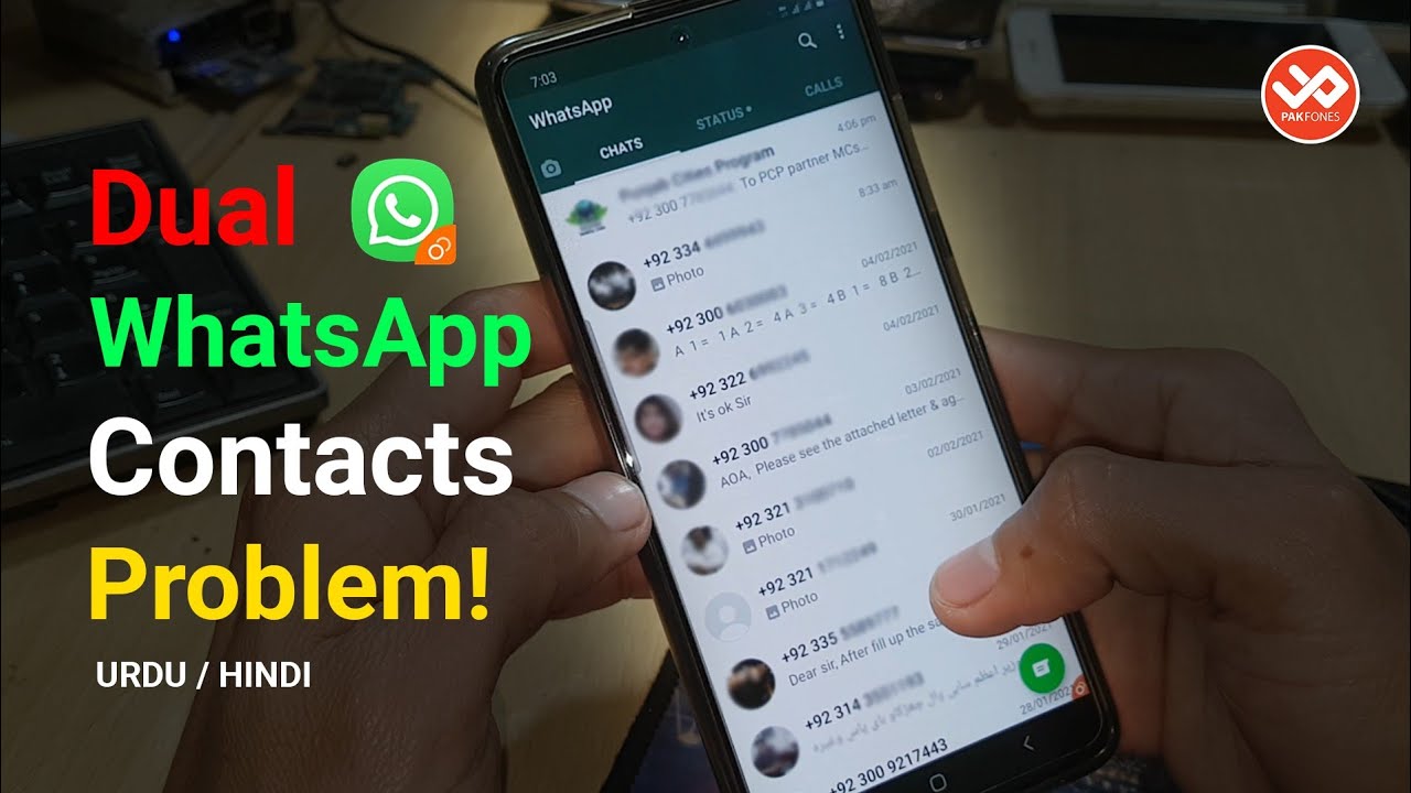 Dual WhatsApp Contacts Problem
