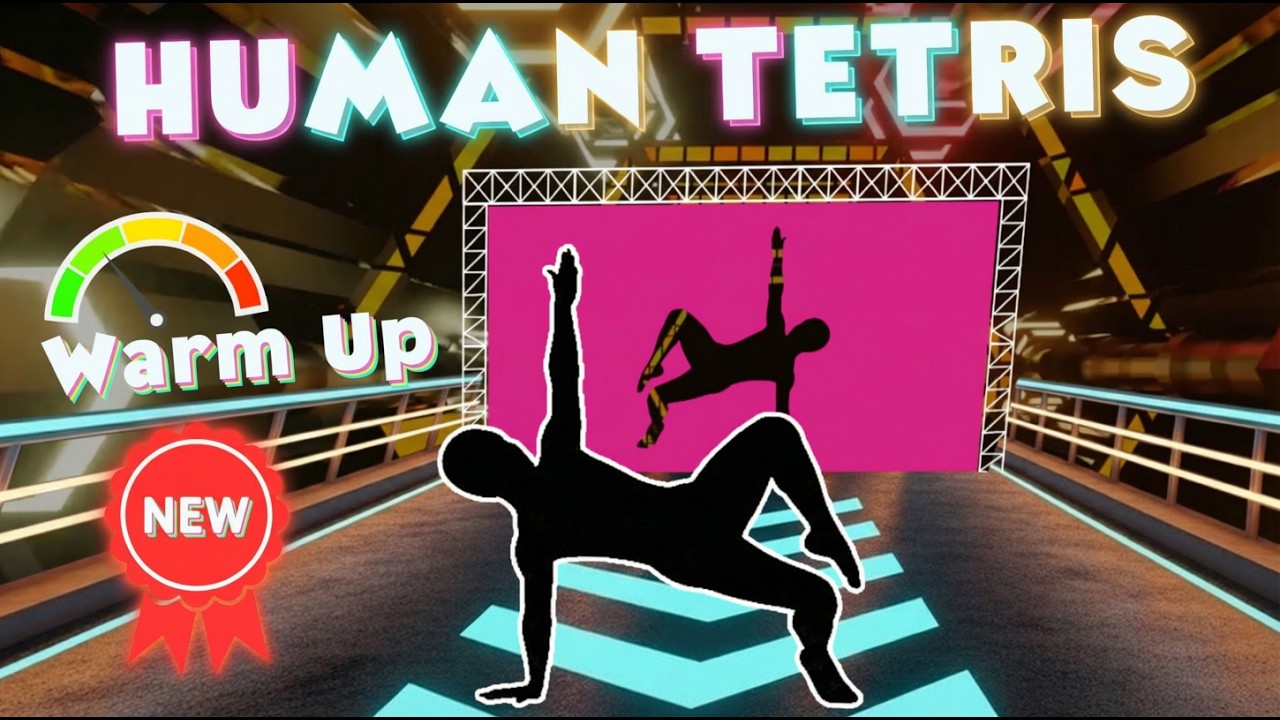 Human Tetris | Immersive Interactive Warm Up | Viral Interactive Game FULL VERSION