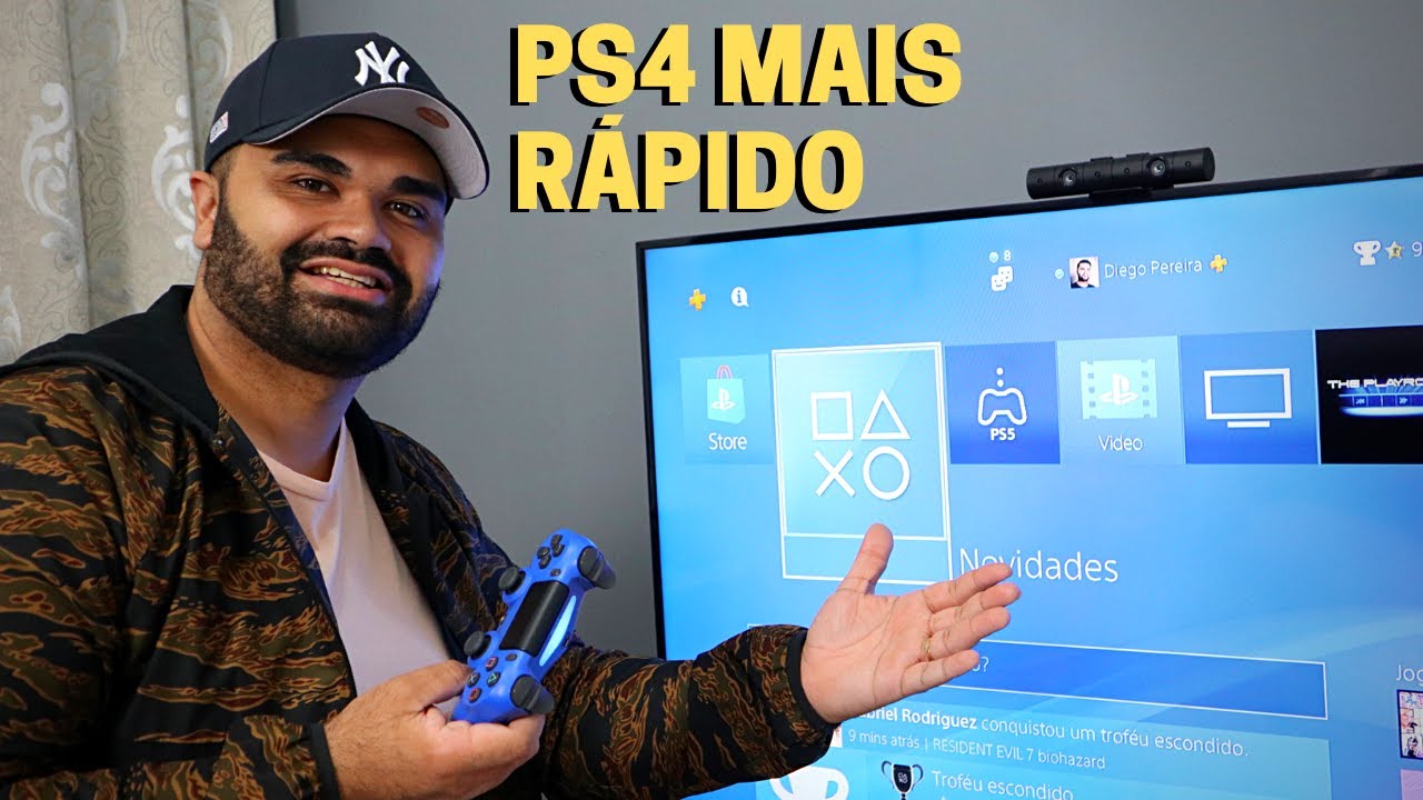 COMO DEIXAR PS4 MAIS RÁPIDO ! COM ESSA FUNÇÃO SECRETA