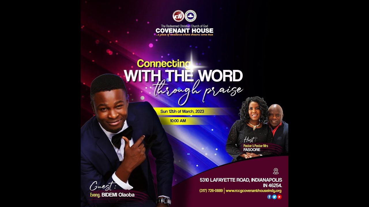 Sunday Celebration Service with Bidemi Olaoba | RCCG Covenant House Indy | 03-12-2023