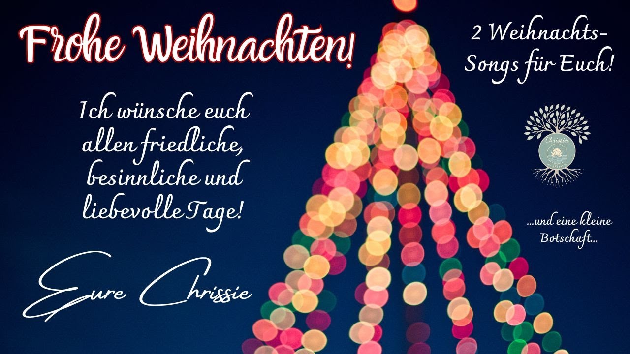 Ein leiser WEIHNACHTSGRUß für Herz & Seele ❄️🤍  Weihnachtssongs 🎄 & Worte von Chrissie
