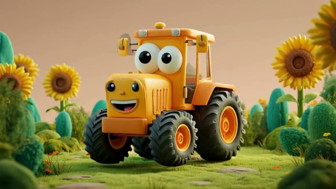 Traktor Lied für Kleinkinder und Kinder auf Deutsch | Kindermusik | Kinderlied