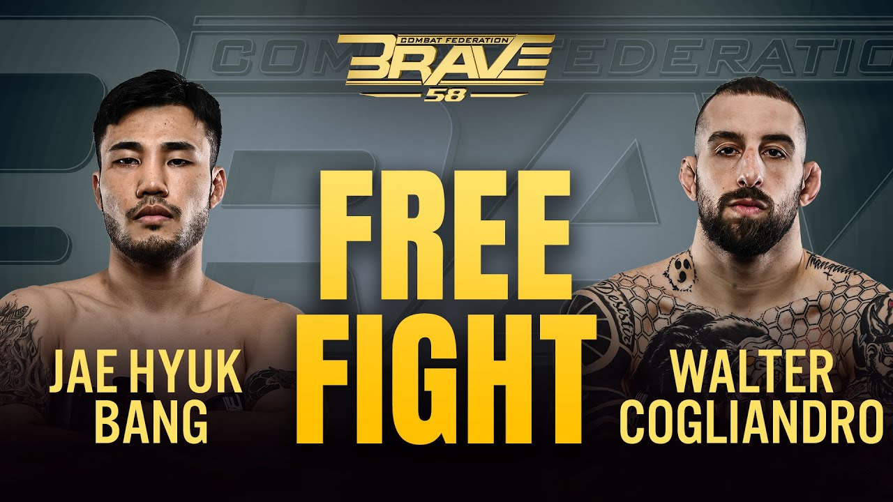 Jae Hyuk Bang vs Walter Cogliandro  | FULL FIGHT | BRAVE CF 58