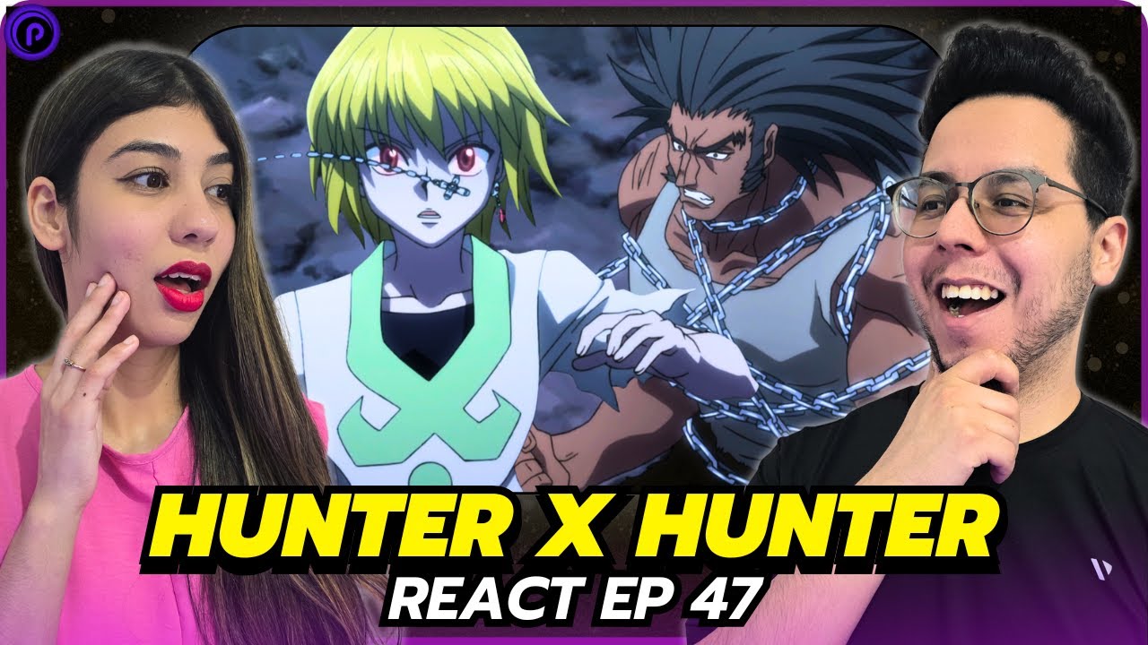 ESPECIALISTA! KURAPIKA VS UVOGIN! REACT HUNTER X HUNTER EP 47 DUBLADO
