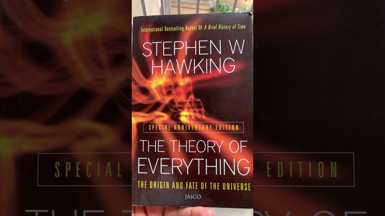 All of us should read &ldquo;The theory of everything&rdquo; by Stephen W Hawking. #book #bookrecommendations