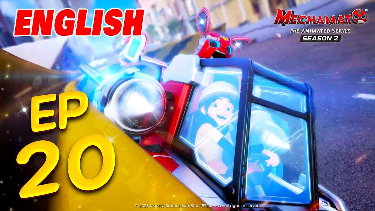 Episode 20 – Mechamato’s Mechanized Racing Car! | Mechamato Animation Series