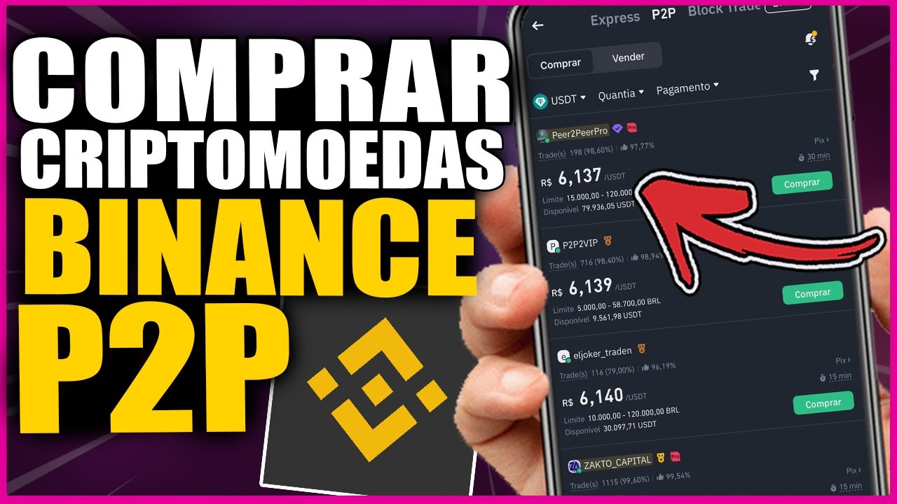 COMO DEPOSITAR por PIX via P2P BINANCE | COMPRAR USDT, BITCOIN e CRIPTOMOEDAS por P2P (100% SEGURO)