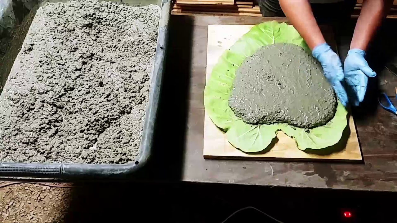 Elephant Ear Stepping Stones | Tutorial by Nancy Chapman