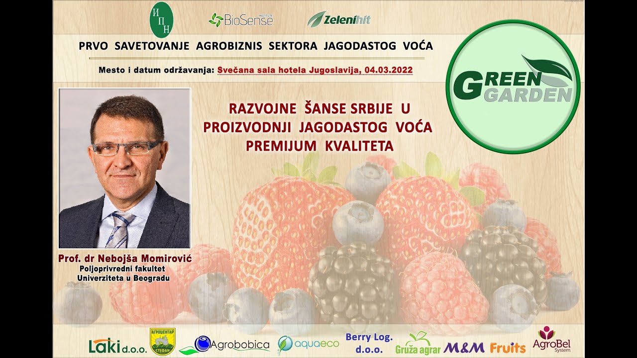 🟢 Green Garden - Prvo savetovanje agrobiznis sektora jagodastog voća (E025)