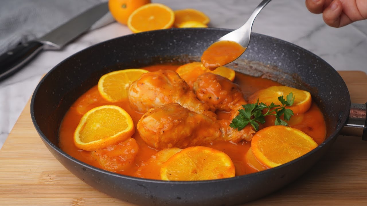 ¡Haz este POLLO a la NARANJA Rico y Super Jugoso!