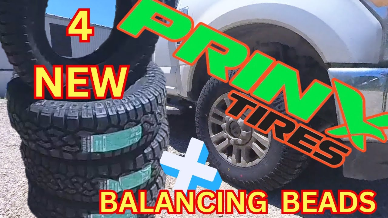 4 NEW PrinX Tires PLUS Balancing Beads | Will it ride smoothly?