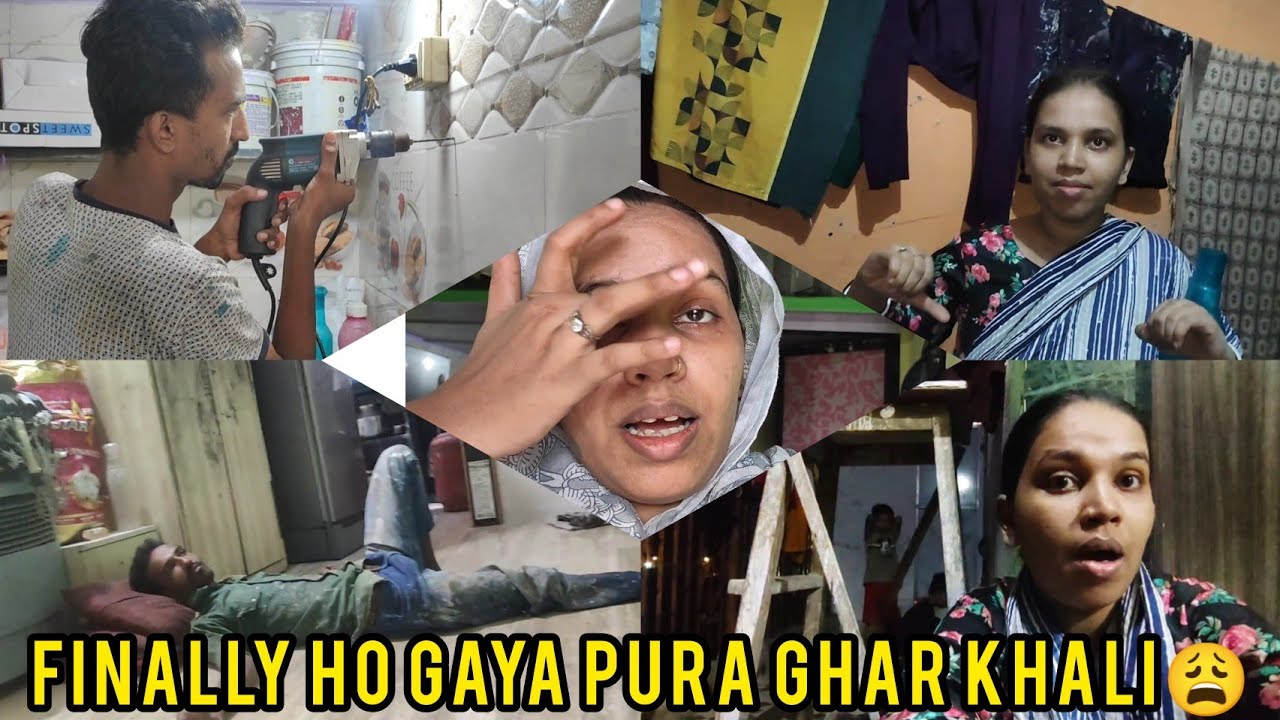 Finally Ho Gaya pura Ghar Khali😟 Vasim Shabana ki Hui Halat kharab😩 naye Ghar Mein Hui shifting😯