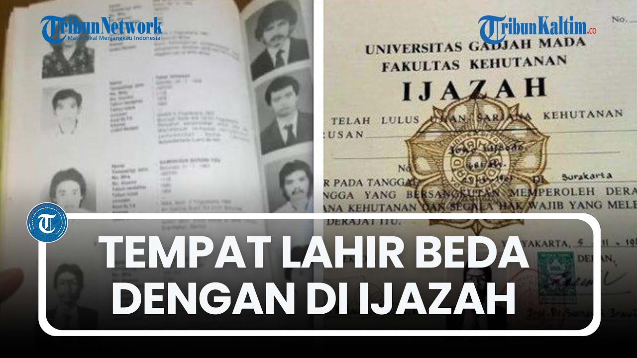 Muncul Album Alumni UGM Perlihatkan Foto Jokowi, Tempat Kelahirannya Beda dengan Ijazah yang Beredar