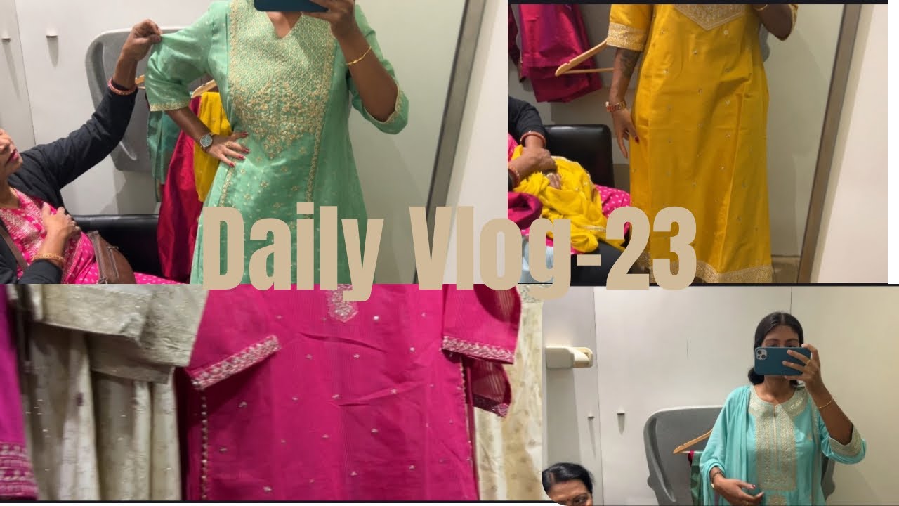 Vlog-23 Sudden shopping plan……..