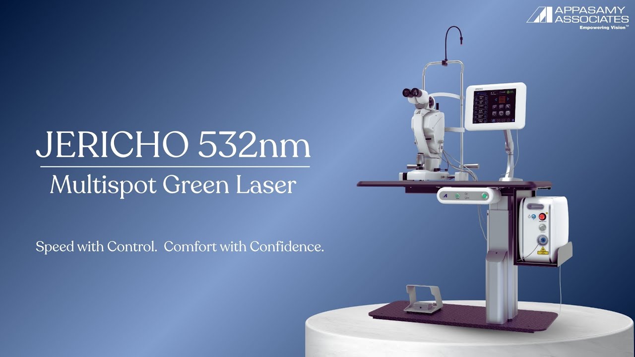 JERICHO | Multispot Green Laser | CE Marked Ophthalmic Laser with International Quality Standard