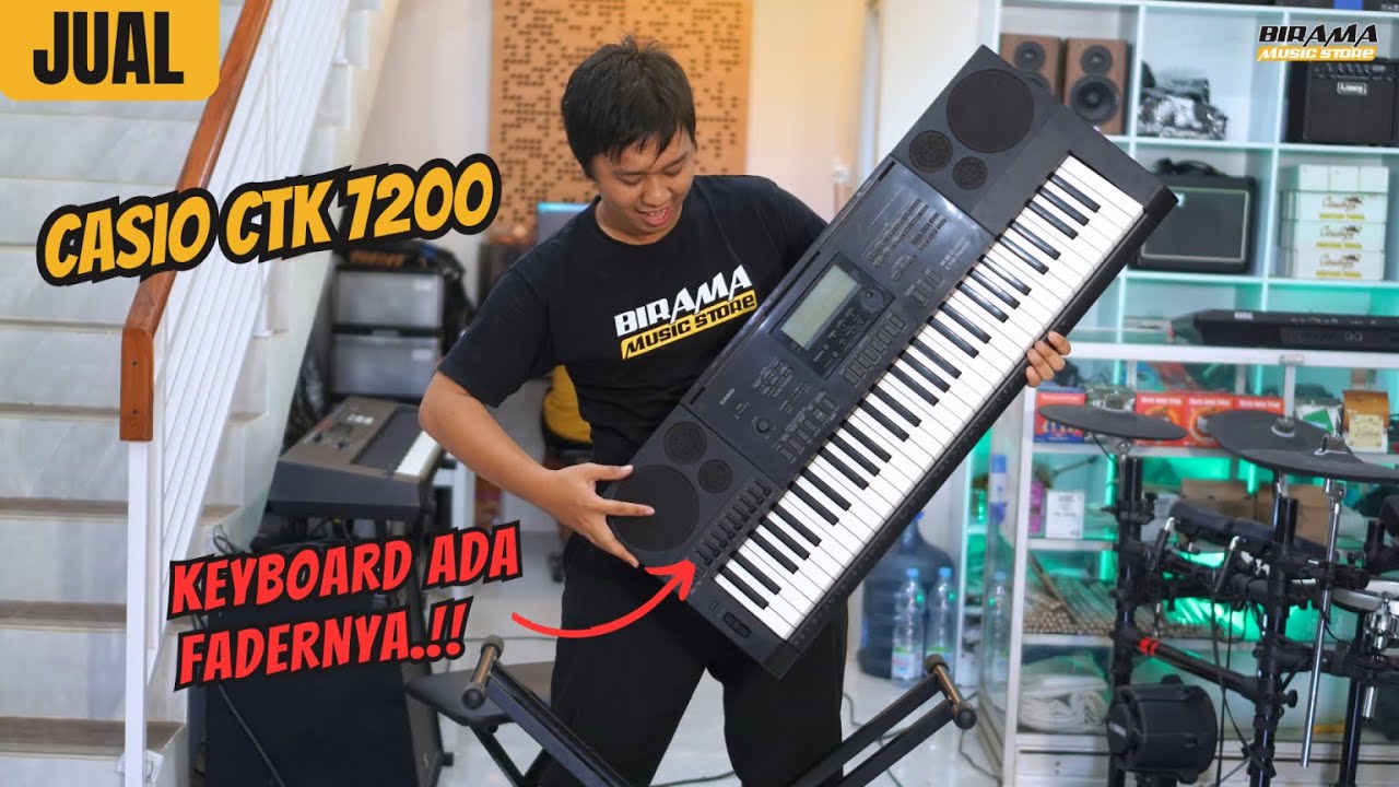 WOW..!! Casio CTK7200 | Jumlah user style sampai 100, Ada input mic. Siap dangdutan