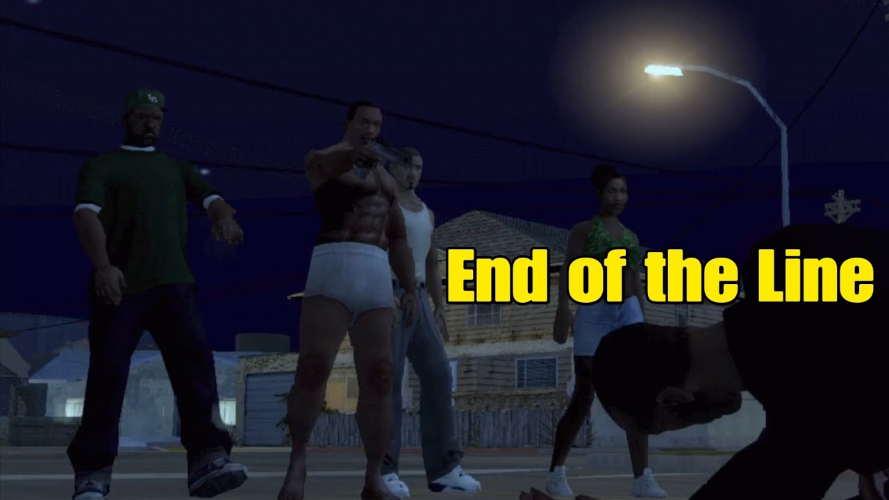 Gta San Andreas - End of the Line, but CJ is in his underwear