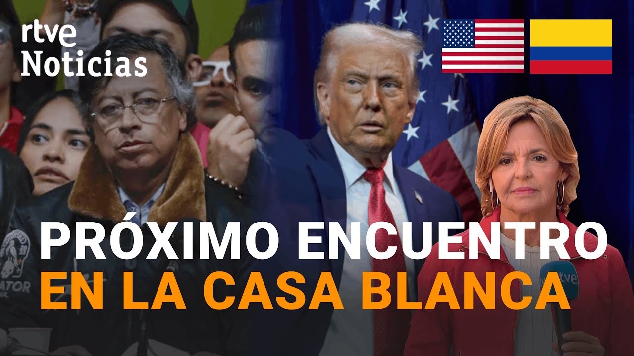 EE.UU. y COLOMBIA REBAJAN la TENSI&Oacute;N tras la LLAMADA entre TRUMP y PETRO | RTVE Noticias