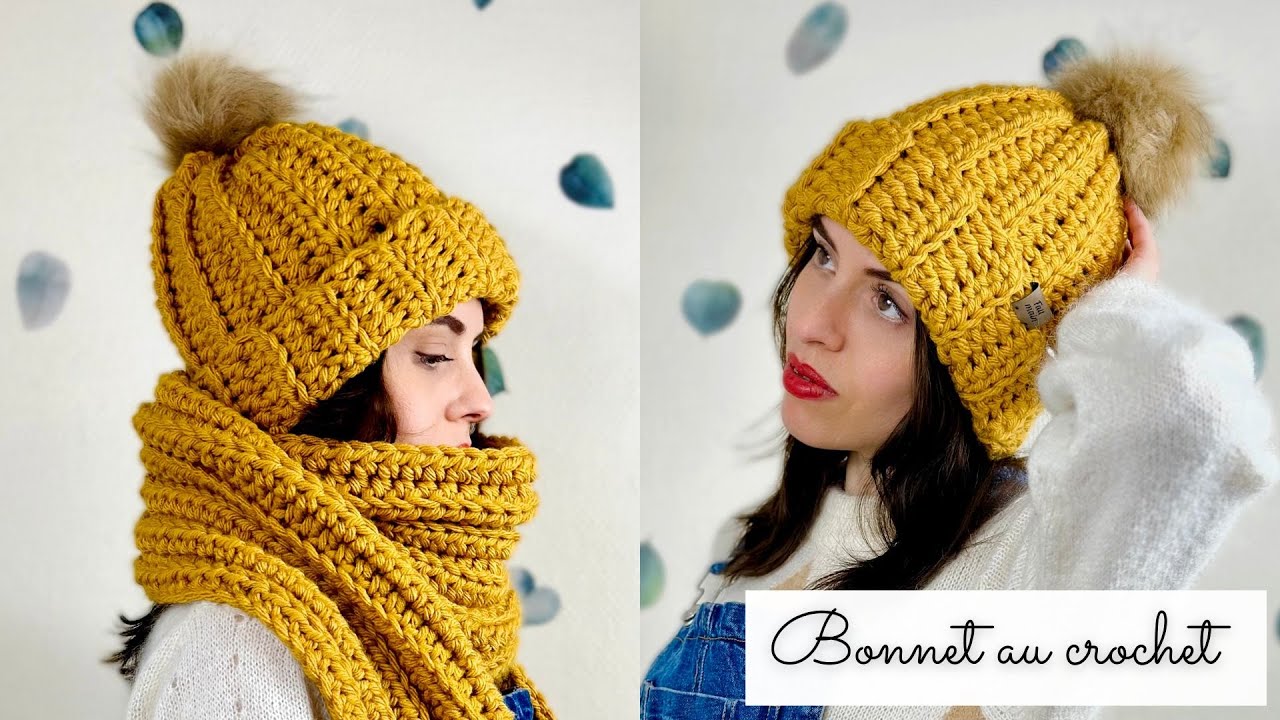 Comment faire un bonnet au crochet 🧶 SUPER RAPIDE 🧶 Tuto crochet facile ✨Taille naissance &agrave; adulte