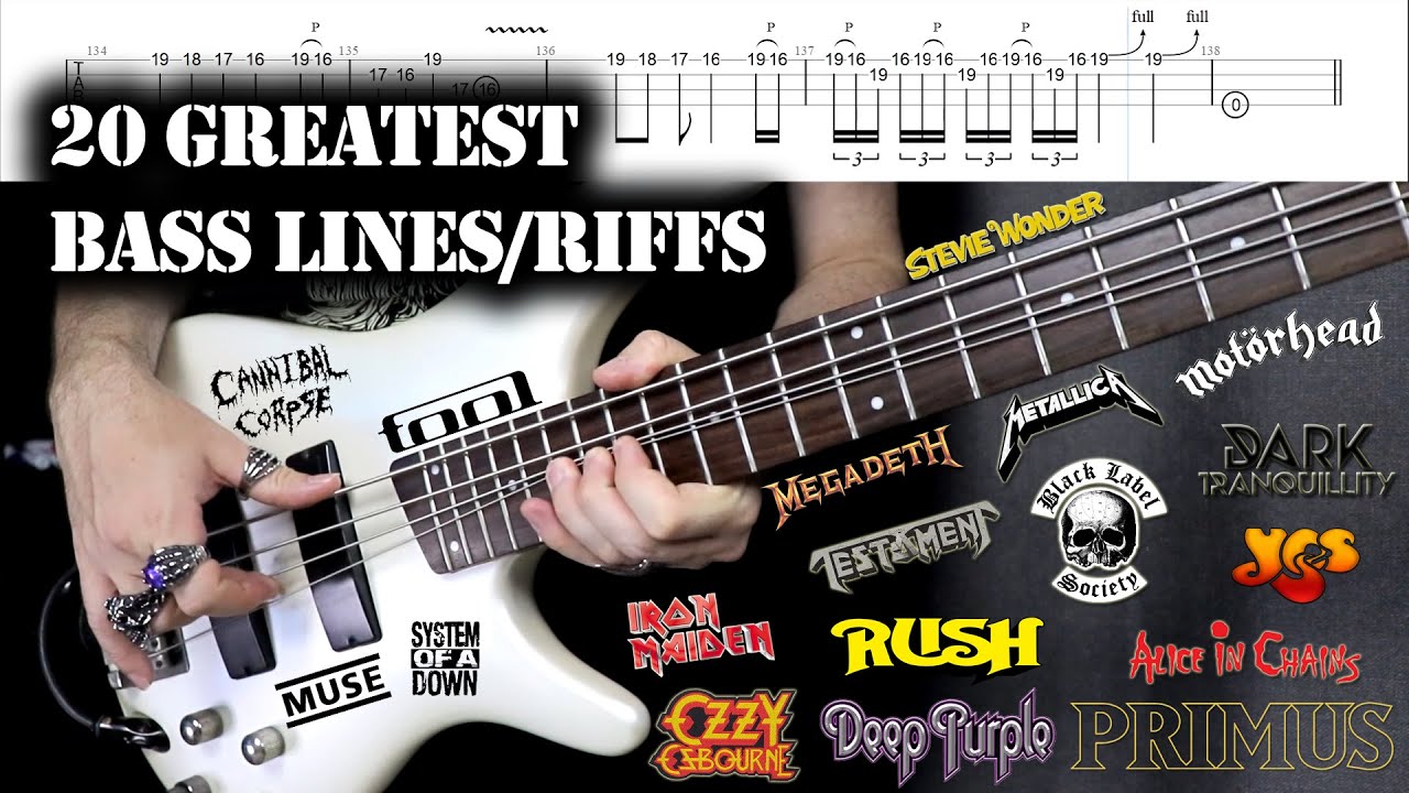 20 Greatest Bass Lines/Riffs (Vol 2) | | With Tabs