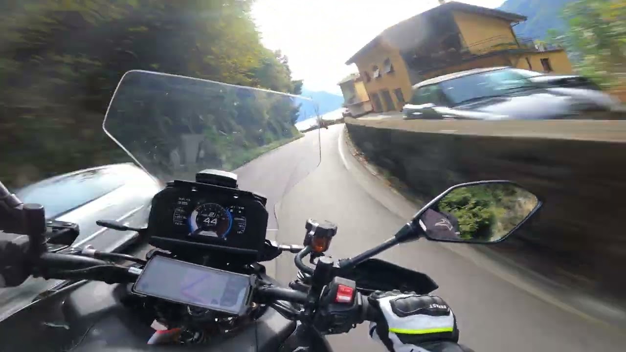 DA SORMANO AD ARGEGNO COSTEGGIANDO IL LAGO DI COMO - YAMAHA TRACER 9 GT PLUS