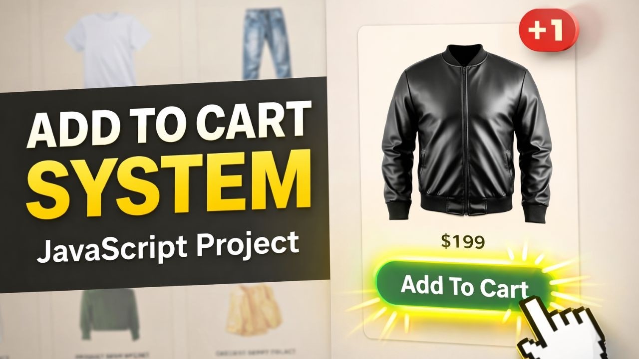JavaScript Project | Shopping Products With Add to Cart Functionality