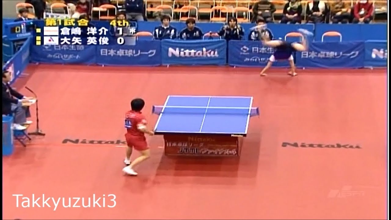 《卓球》2009 JTTL FINAL4 倉嶋洋介(協和発酵キリン) vs 大矢英俊(東京アート)