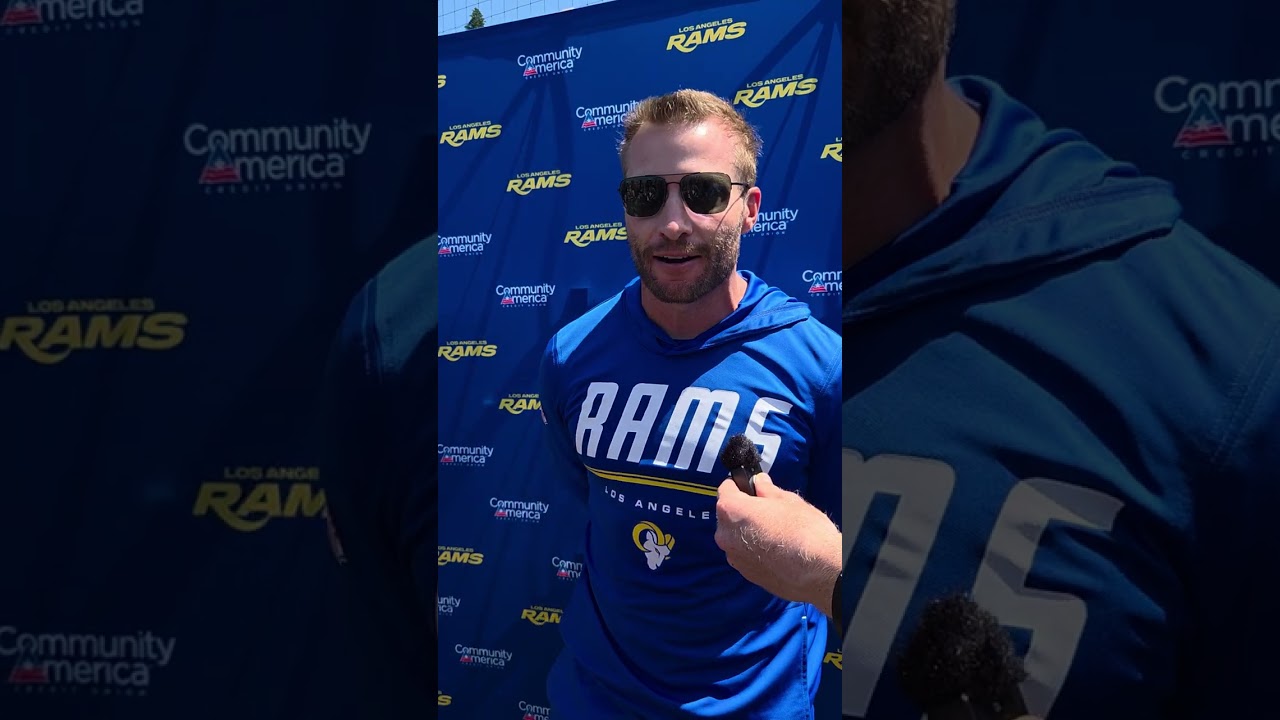 #Rams HC #SeanMcVay talks on the 4th day of camp at LMU. He decribed the backup QB situation to me. 