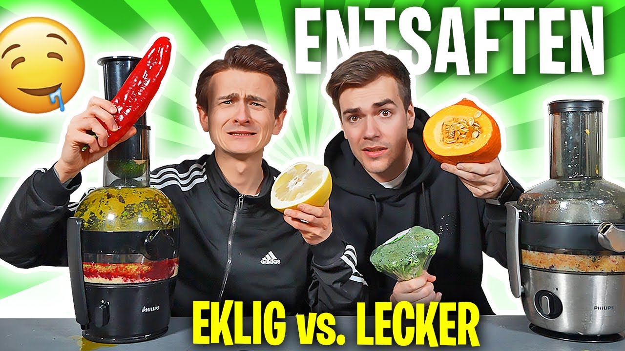 Wir ENTSAFTEN alles in EKLIG vs. LECKER 🤢🤩mit Max KranCrafter
