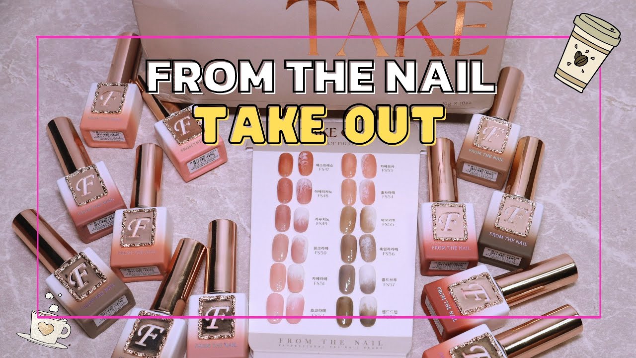 Unboxing dan Review From The Nail Take Out Series - Gel Nail Swatch