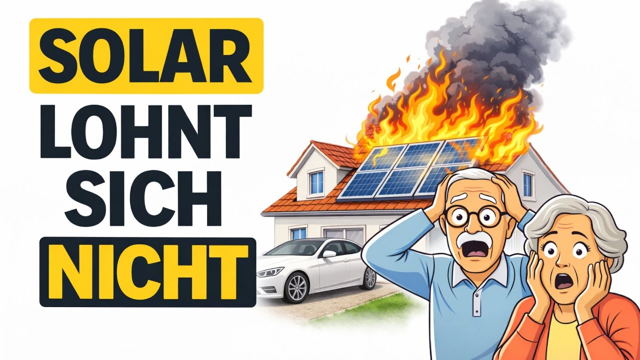 DIE SOLAR-LÜGE: Warum sich PV-Anlagen für viele Deutsche NICHT rechnen