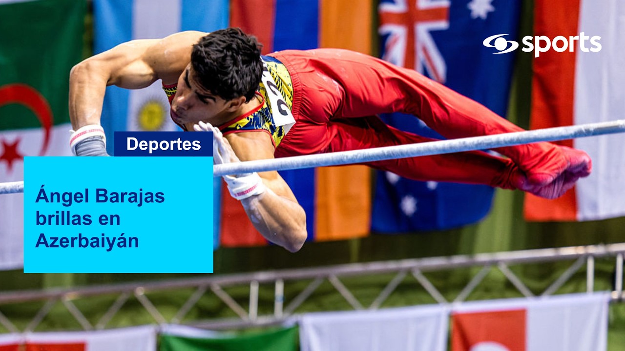 Ángel Barajas y su rutina para ganar medalla de oro en Copa Mundo de Gimnasia
