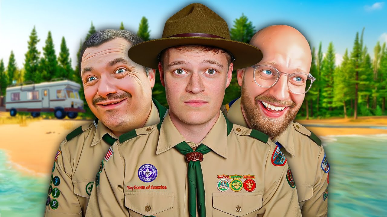 Tager p&aring; camping med Johnni og Cap
