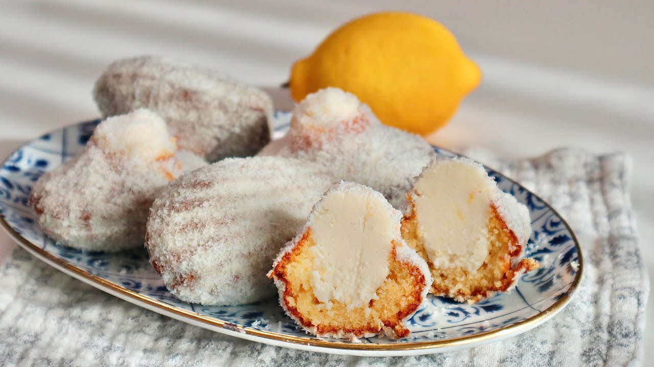 [Eng Sub] 인생 마들렌 공개! 진짜 맛있어요.... 화이트레몬코코 마들렌 만들기 : Lemon Coconut Madeleine recipeㅣ오데 O'de
