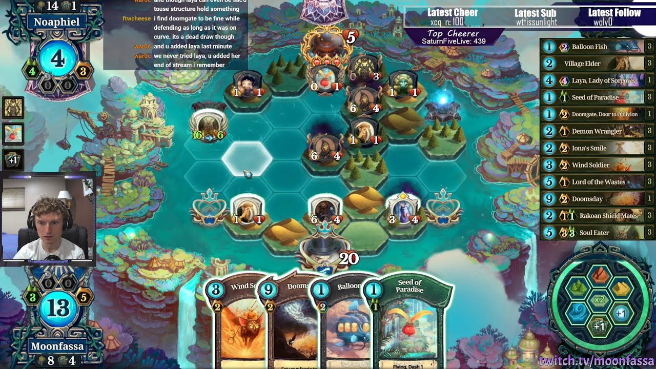 Faeria Stream Highlight - Seed Sac vs Noaphiel's GY Sac